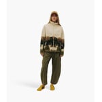Kuwalla Tee Unisex Printed Sherpa Jacket - Elk