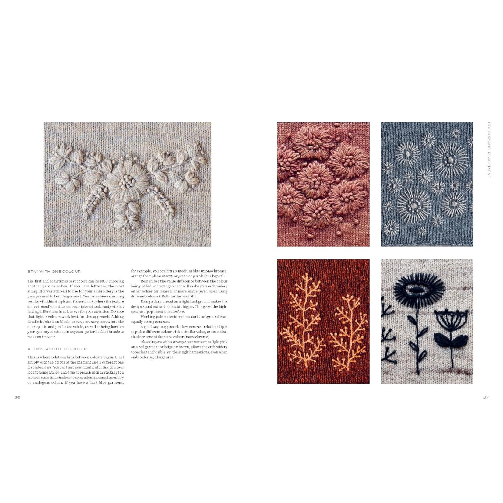 Embroidery on Knits by Judit Gummlich