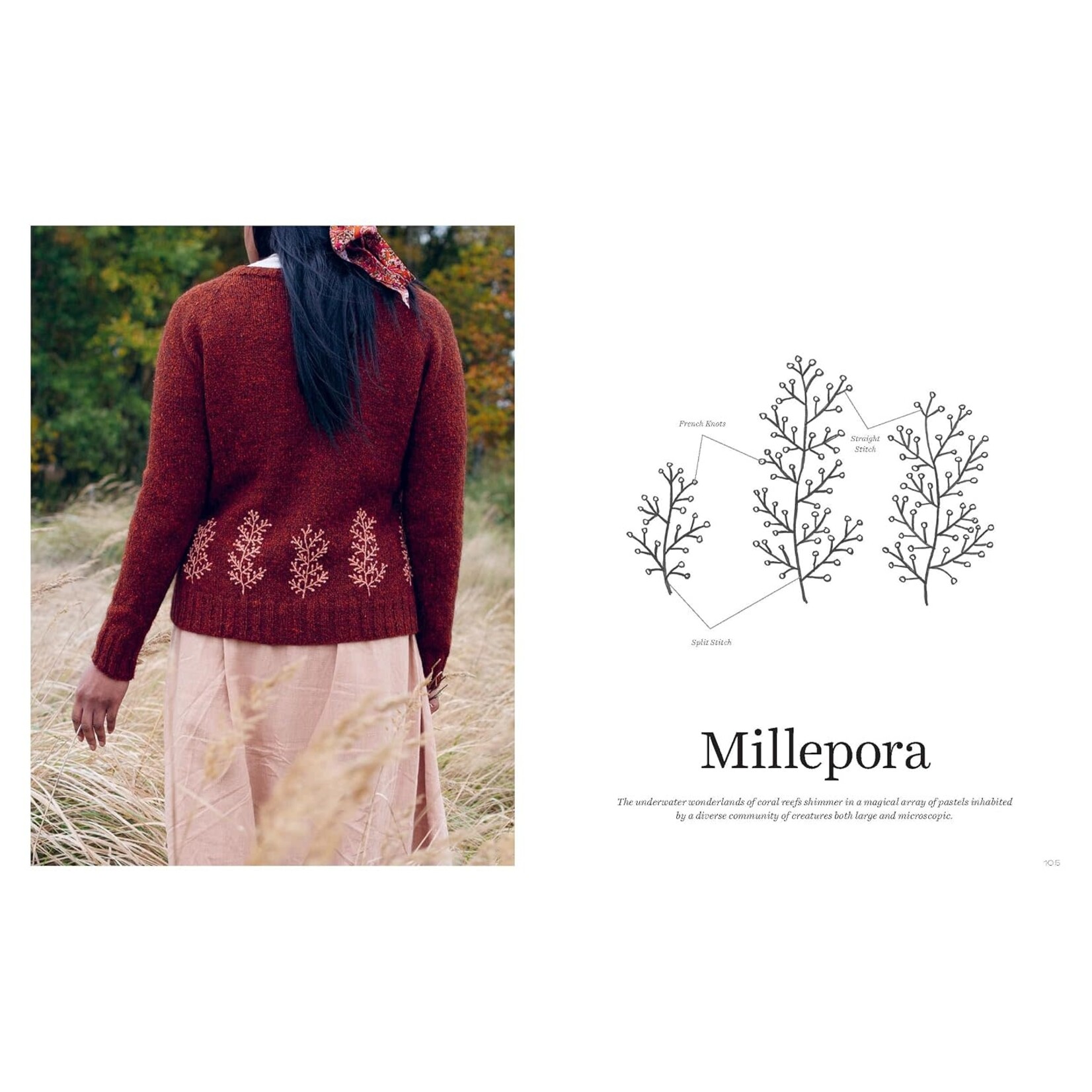 Embroidery on Knits by Judit Gummlich
