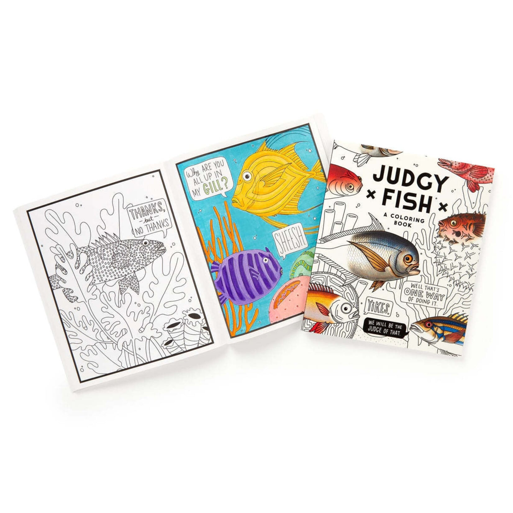 Judgy Fish Colouring Book