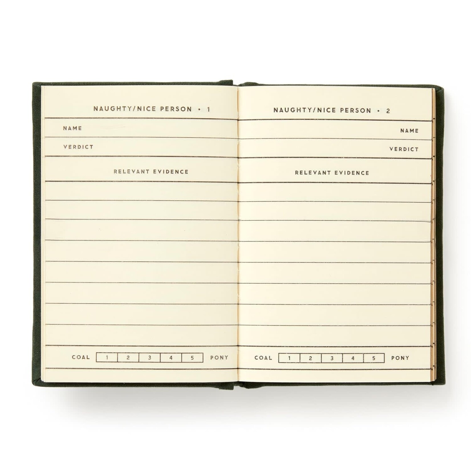Naughty And/Or Nice Tiny Diary