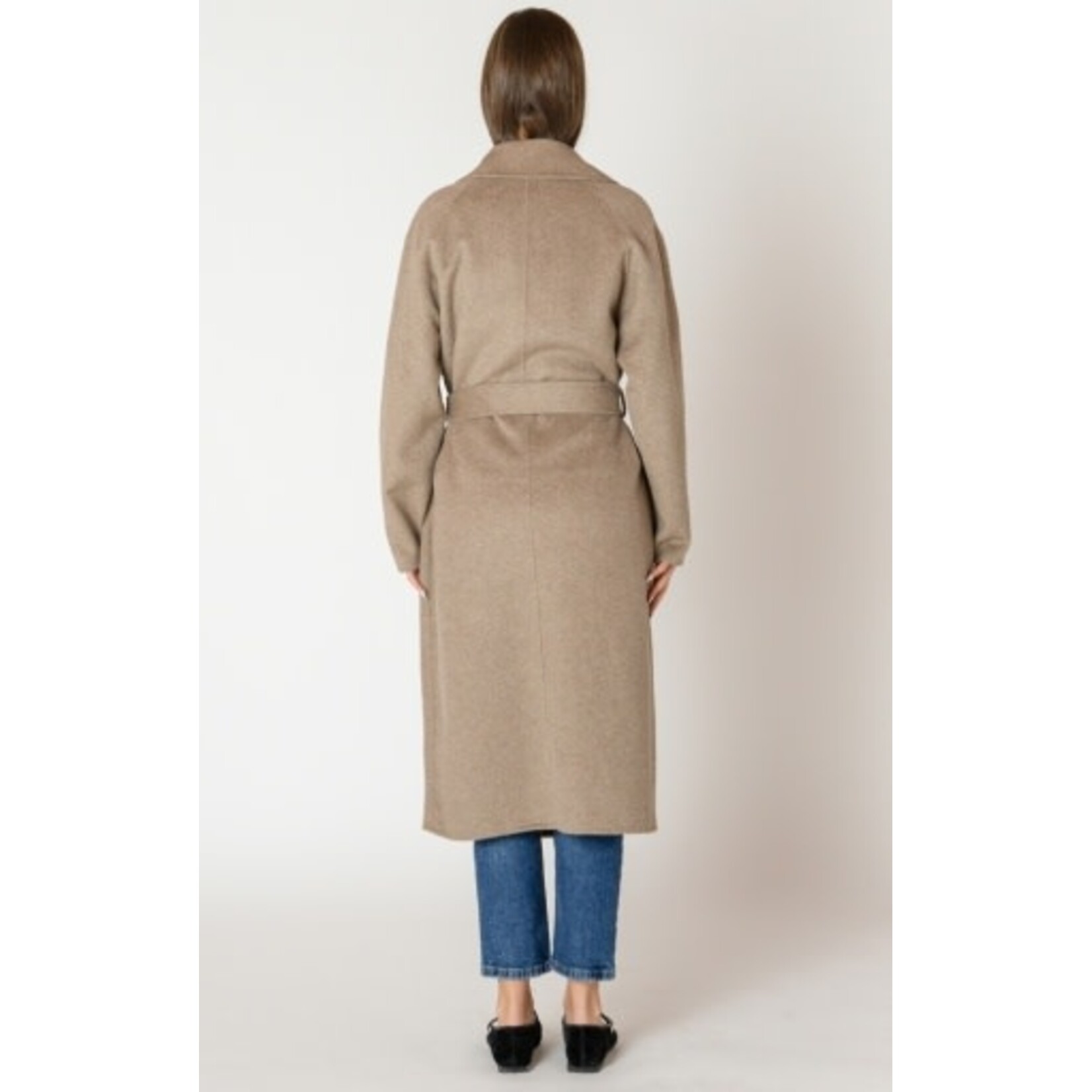 Black Tape 2629516 T - Black Tape Long Belted Coat