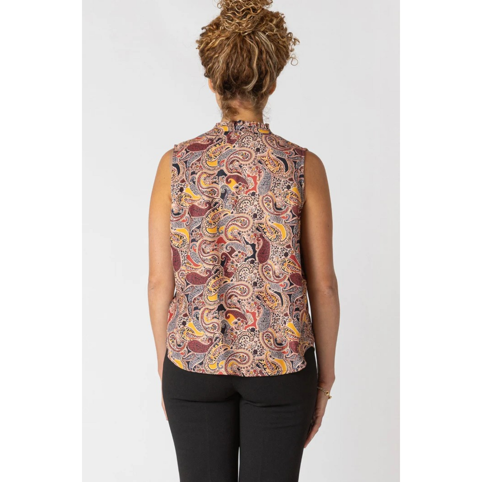 Dex Clothing Paisley Wrap Blouse