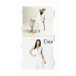 Dex Clothing Elastic Detail Tie-Front Top