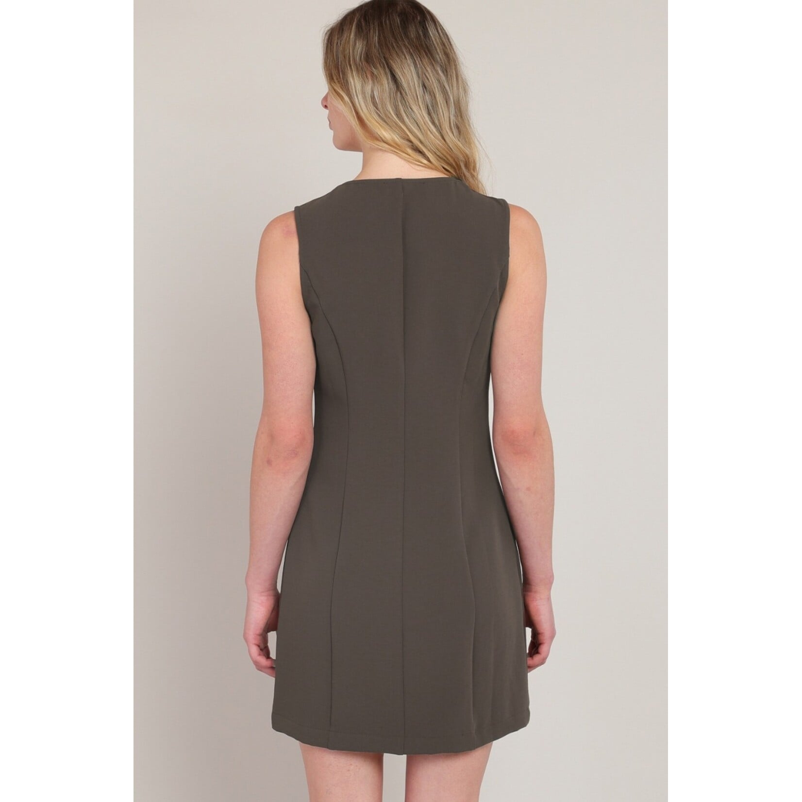 Dex Clothing 2822509 D - Button-Up Mini Dress