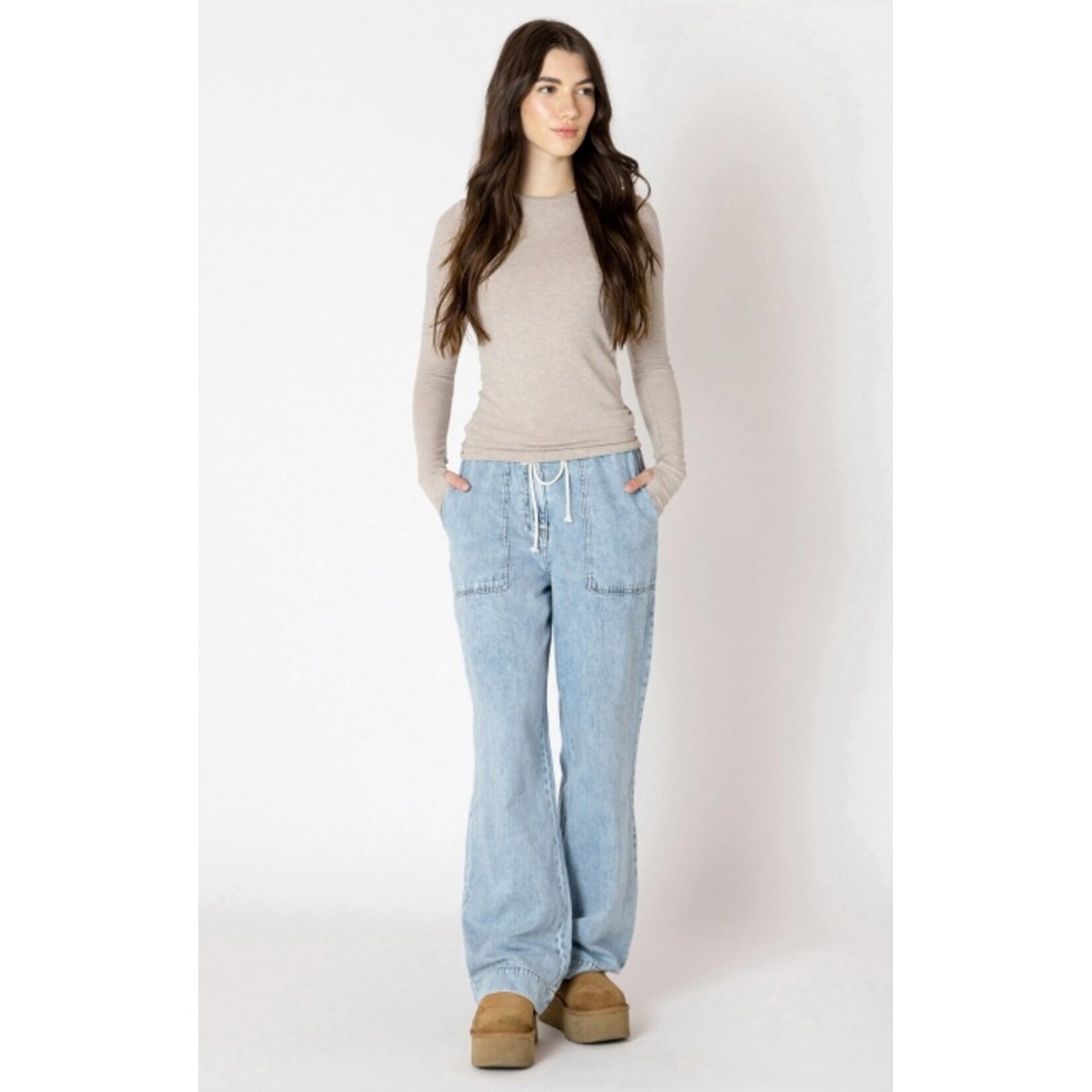 Dex Clothing 2625255 - Wide Leg Denim Pant