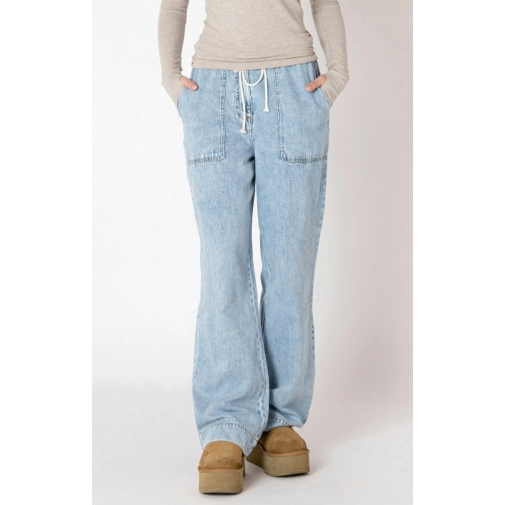 Dex Clothing 2625255 - Wide Leg Denim Pant