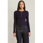 Dex Clothing Nightfall Henley Sweater Top