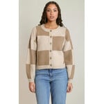 Dex Clothing Teddy Colourblock Cardigan