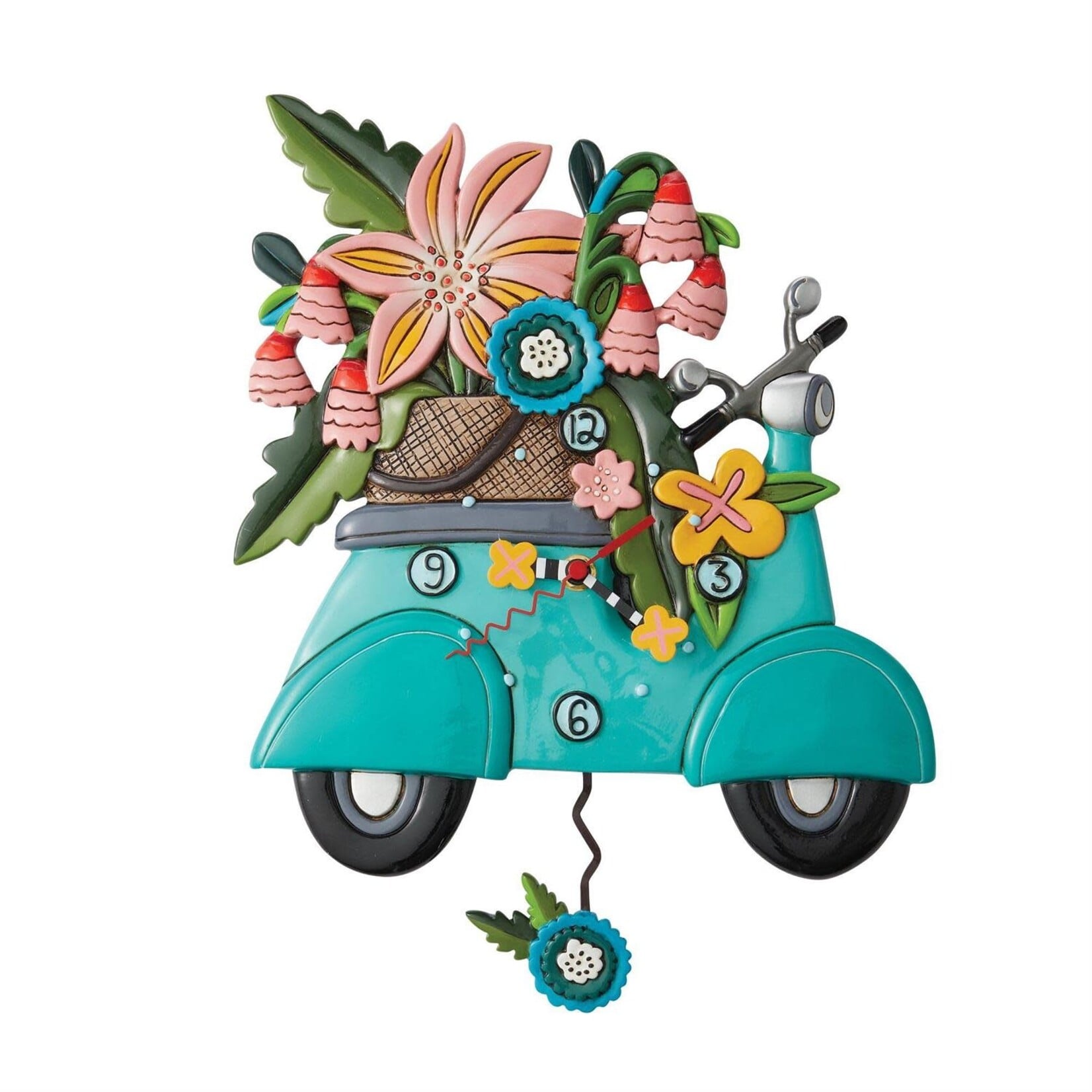 Allen Designs Scoot-In Through Life Wall Clock