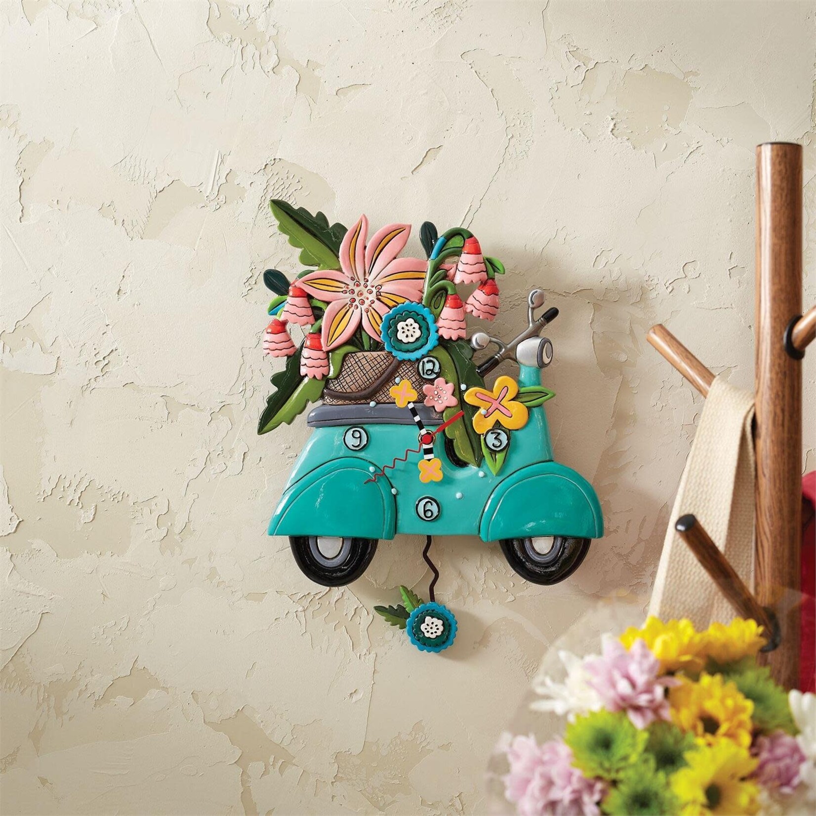 Allen Designs Scoot-In Through Life Wall Clock
