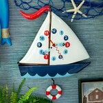 Allen Designs Smooth Sailing Wall Clock