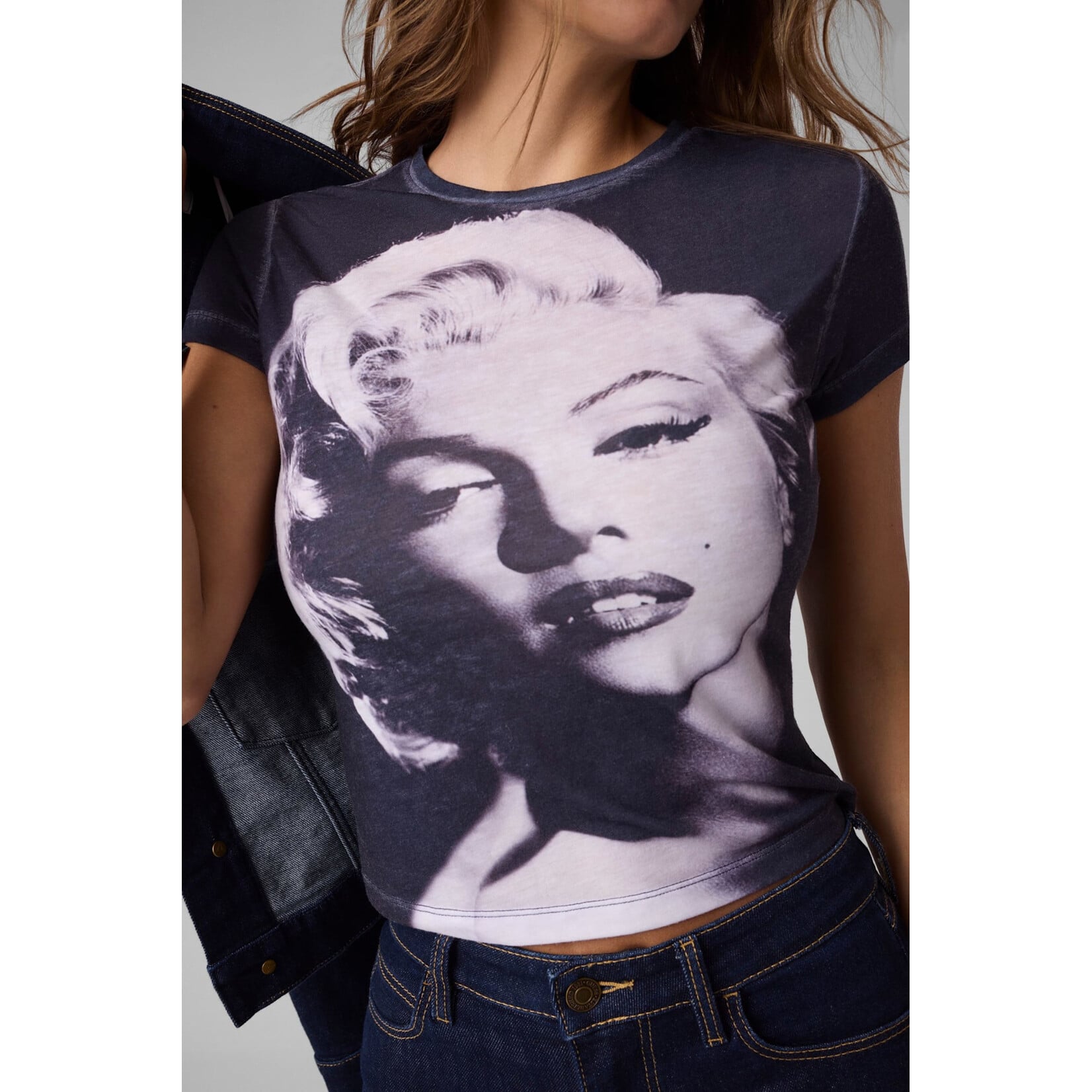 Guess W6BI50K6655 - Printed Marilyn T-Shirt