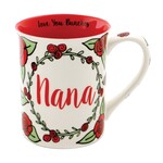 Our Name Is Mud Nana Floral Mug – 16 oz