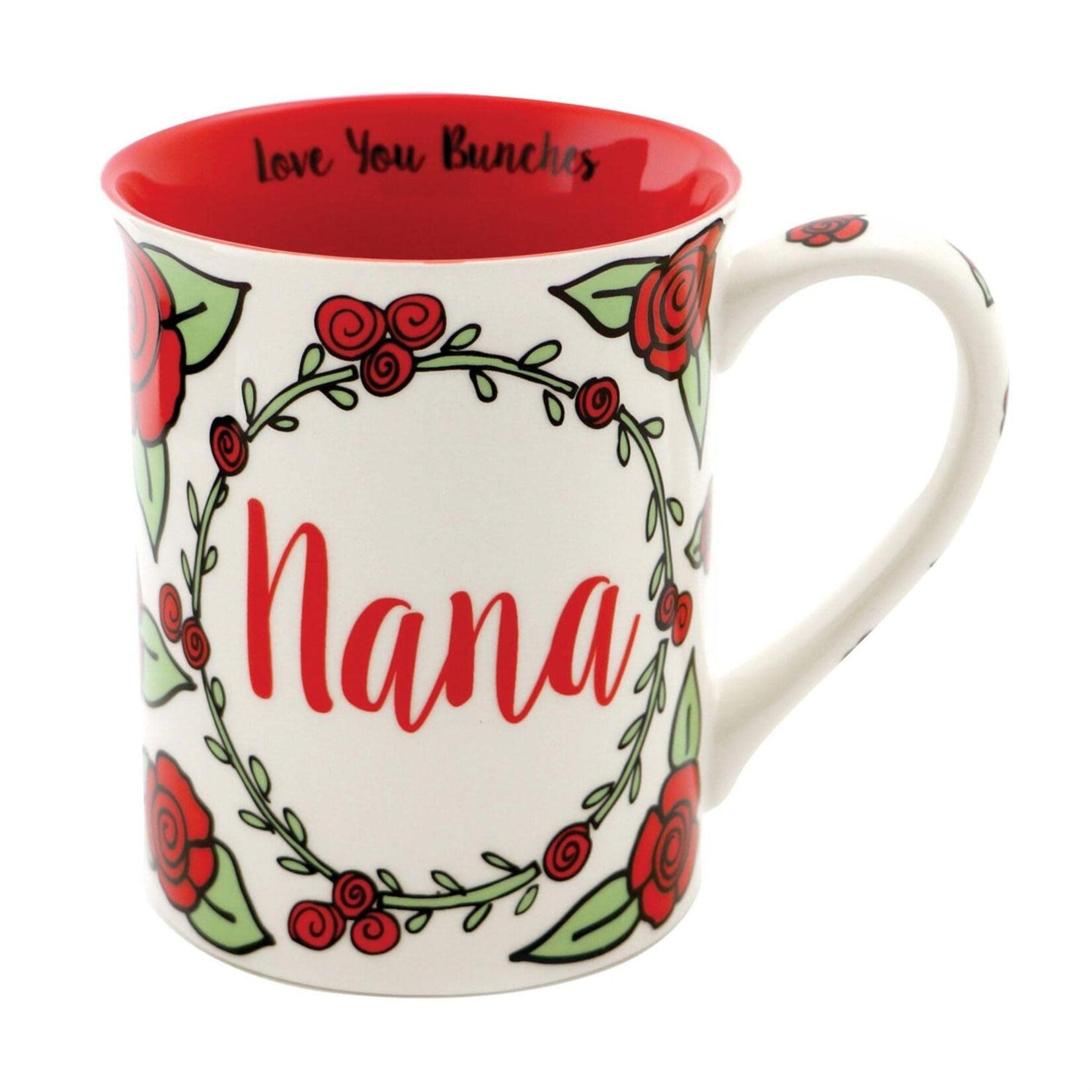 Our Name Is Mud Nana Floral Mug – 16 oz