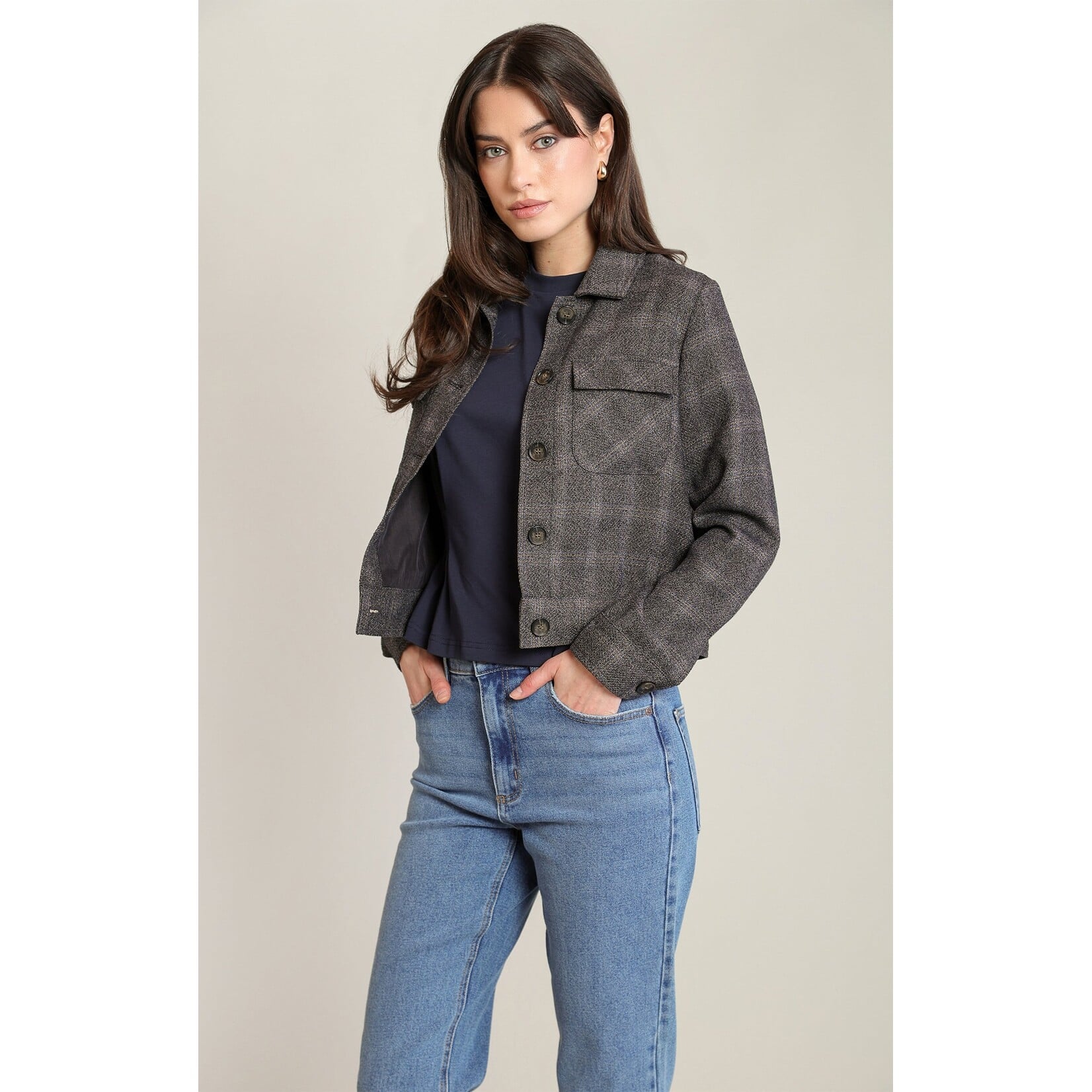 Black Tape 2829515 T - Plaid Jacket