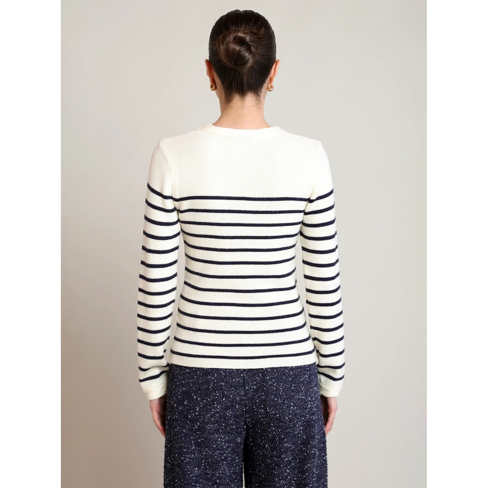 Black Tape 2827038 T - Striped Sweater Top
