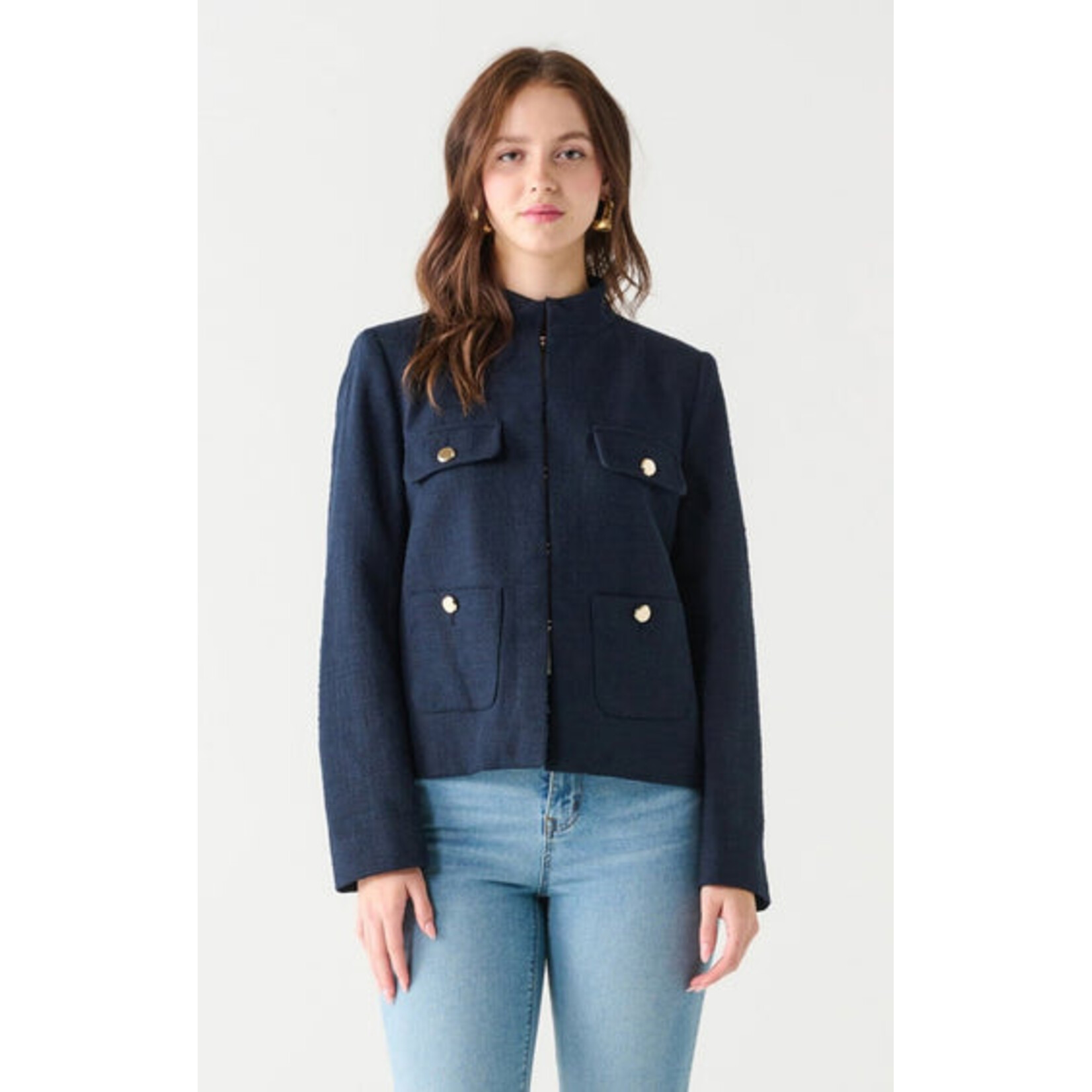 Black Tape 2329509 - Textured Navy Jacket
