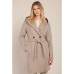 Room 34 Belted Hooded Coat