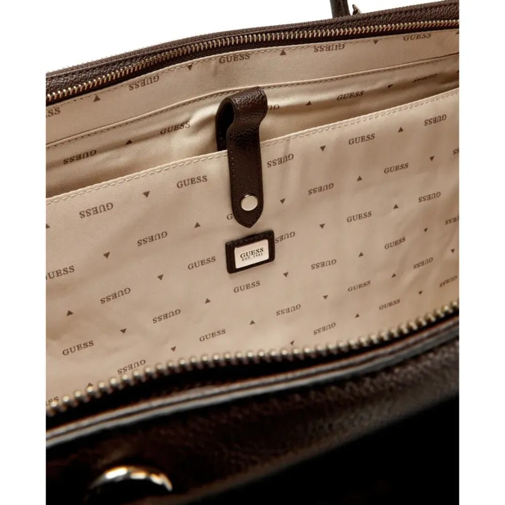 Guess Marissa Tech Tote - Brown