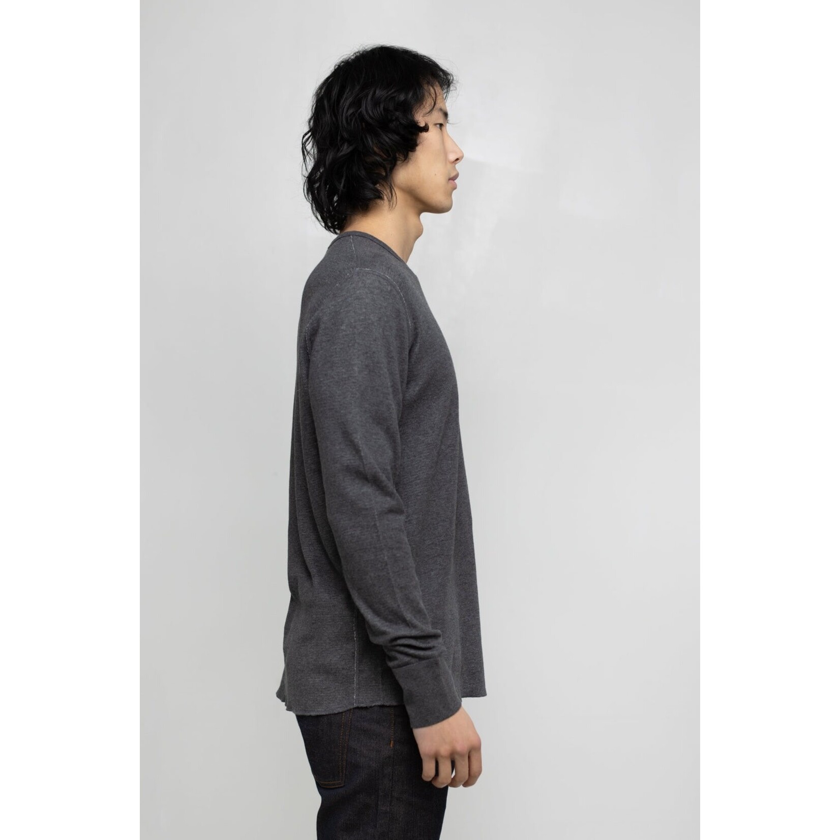 National Standards NS2154 - Mesh Thermal Long Sleeve Henley Shirt