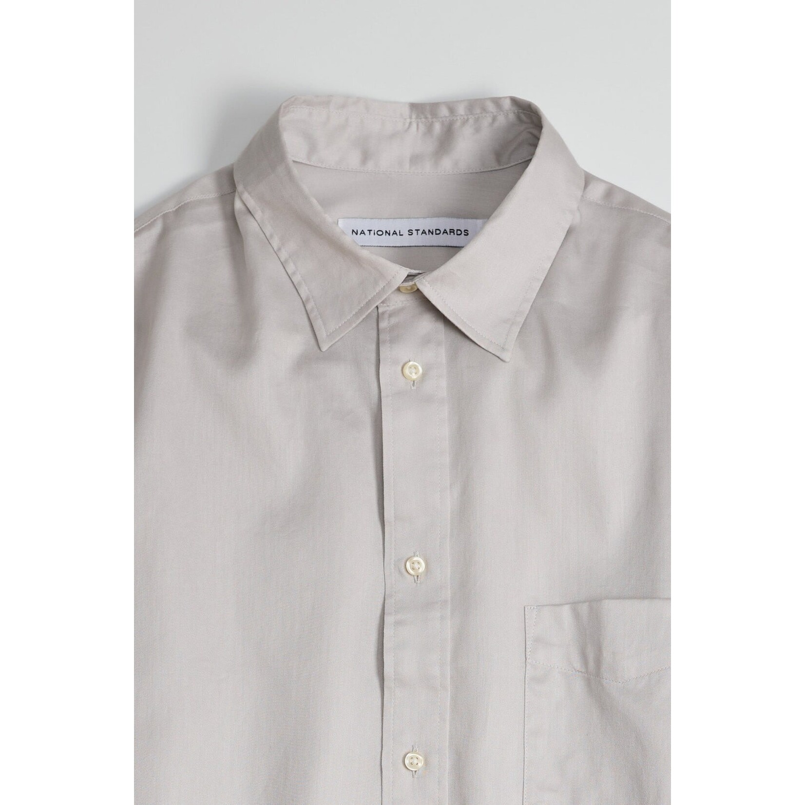 National Standards NS1190-19 - Long Sleeve Japanese Dyed Sateen Shirt