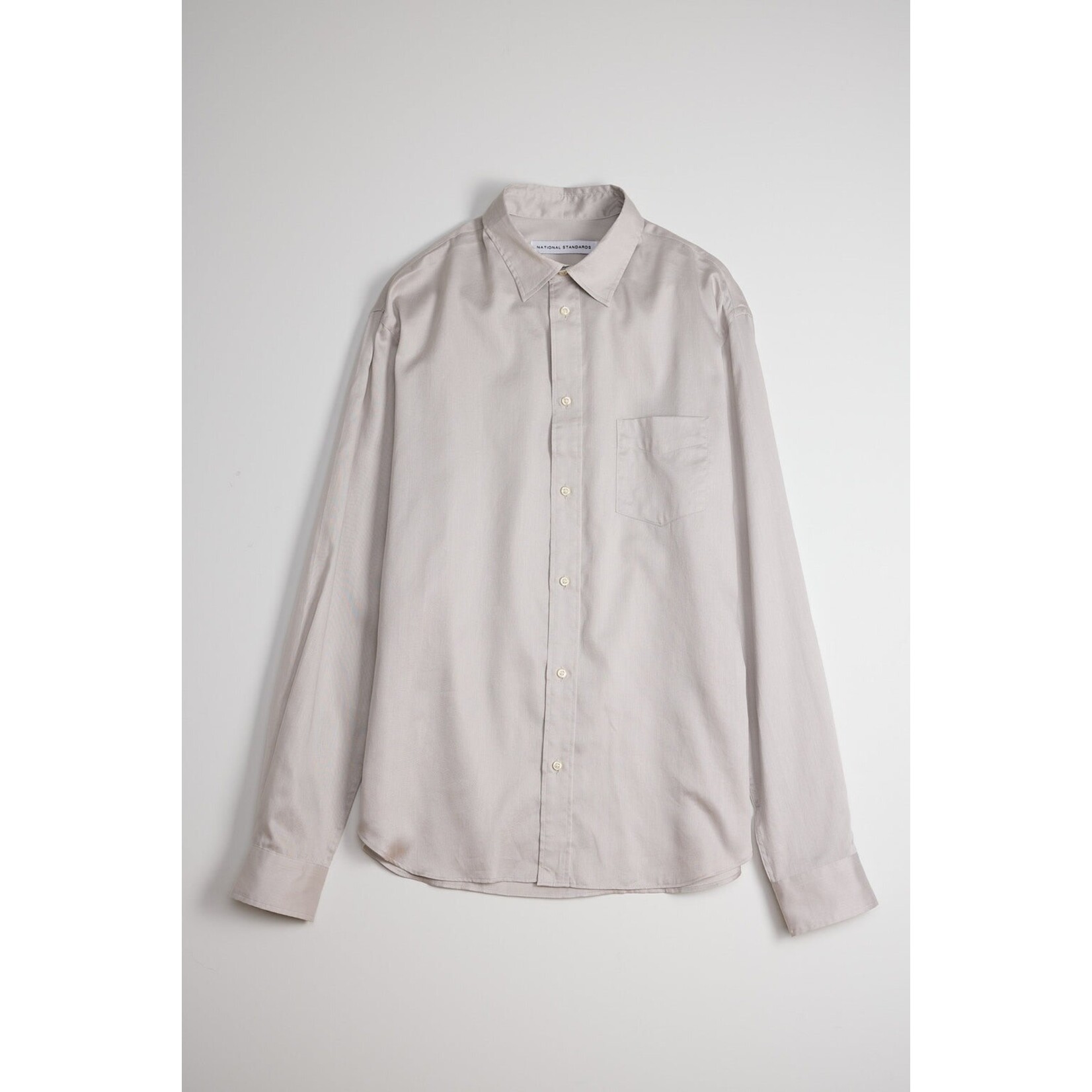 National Standards NS1190-19 - Long Sleeve Japanese Dyed Sateen Shirt
