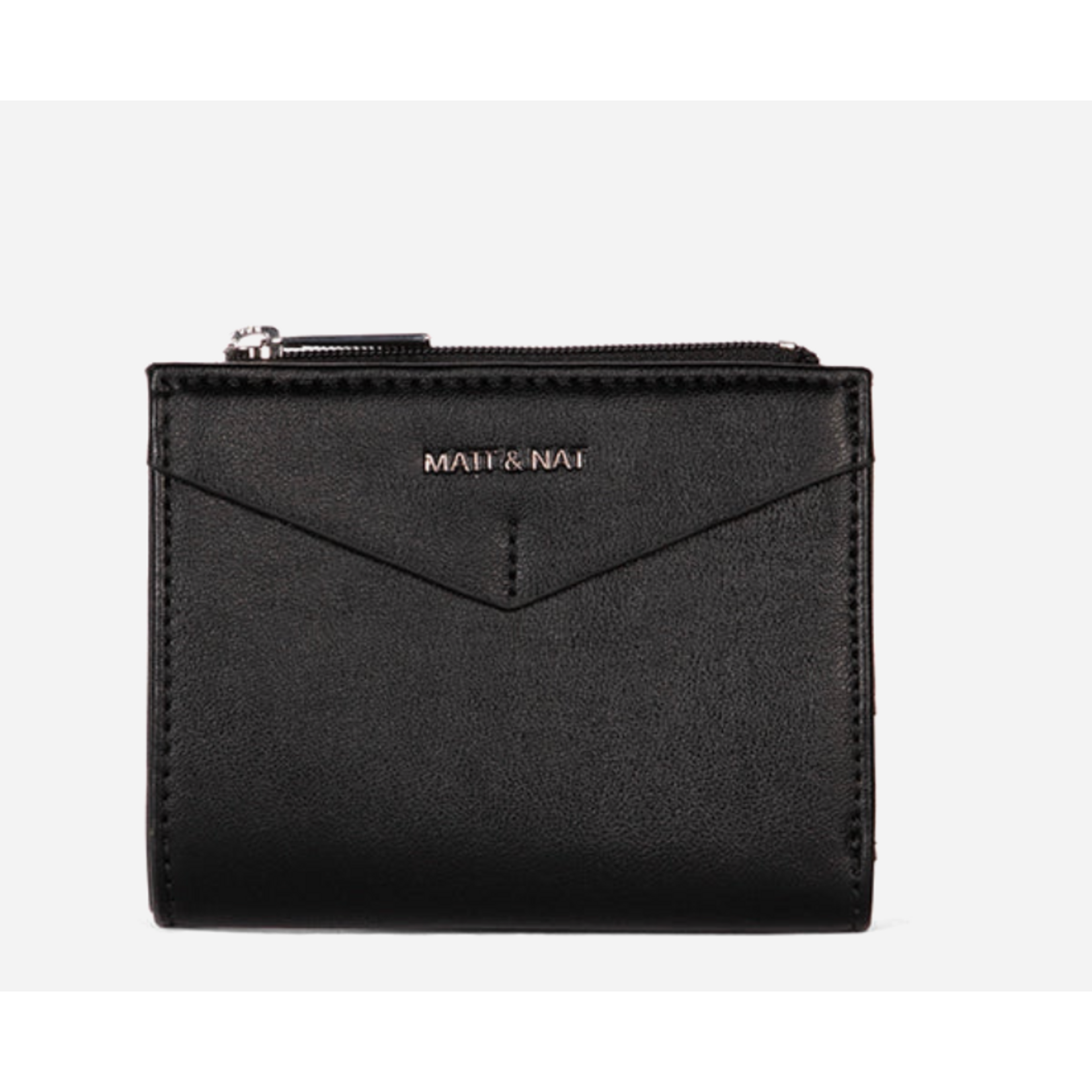 Matt & Nat Rome Small Bi-Fold Wallet - Forum Collection - Black
