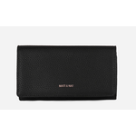 Matt & Nat Mairi 2-Way Folding Wallet - Grain Collection - Black
