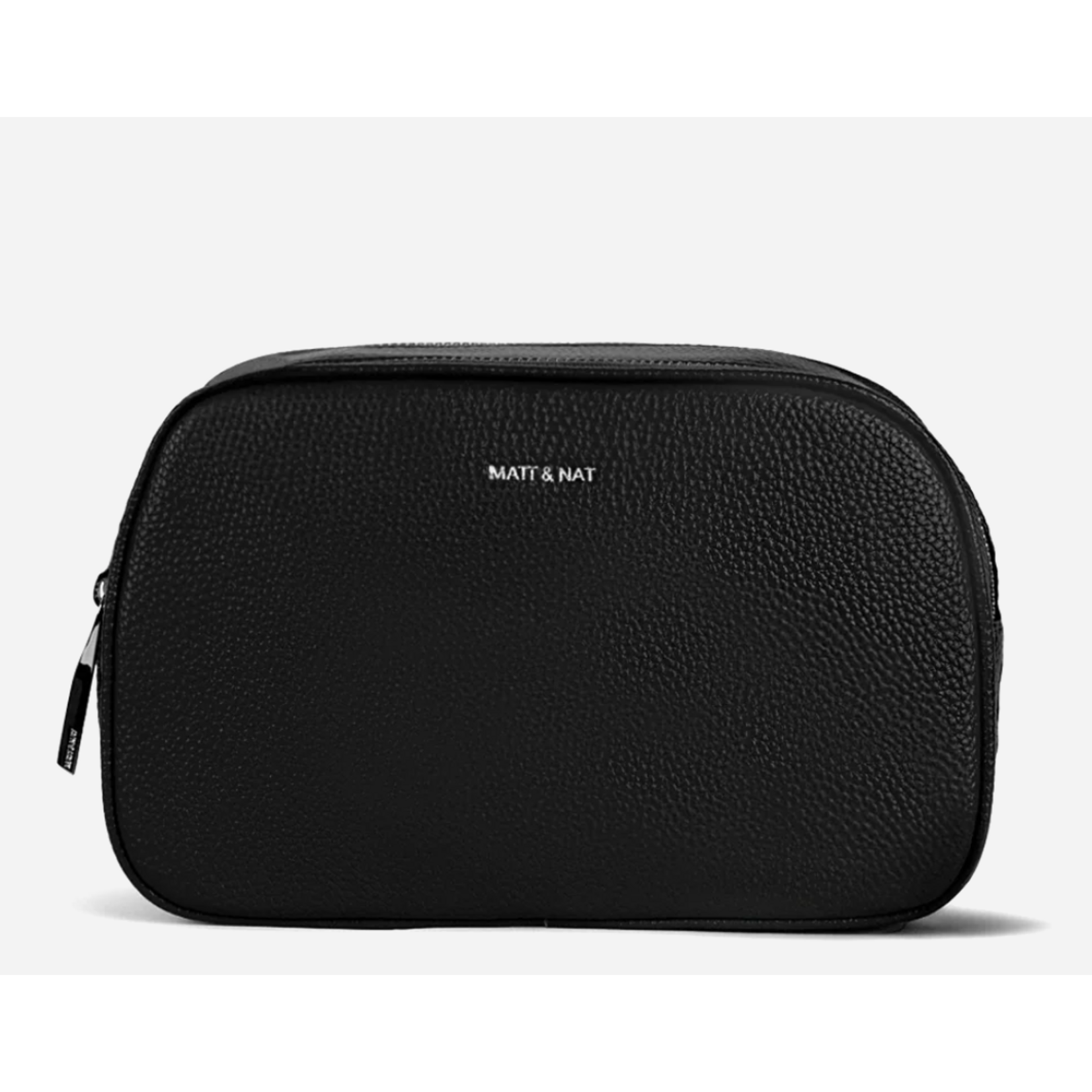 Matt & Nat Pair 2-Compartment Crossbody Handbag - Grain Collection - Black