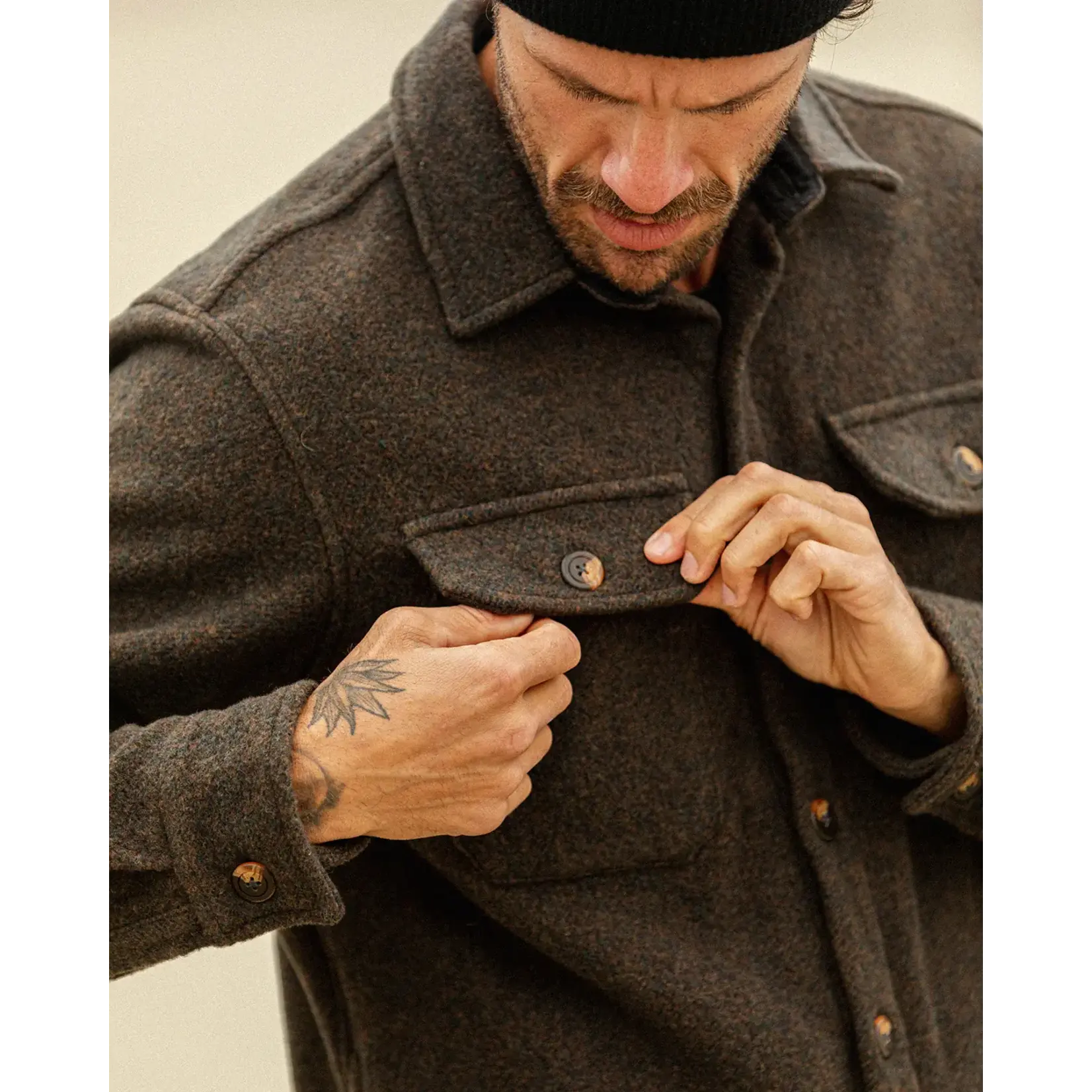 ANIÁN Men's The Field Coat - Wharf