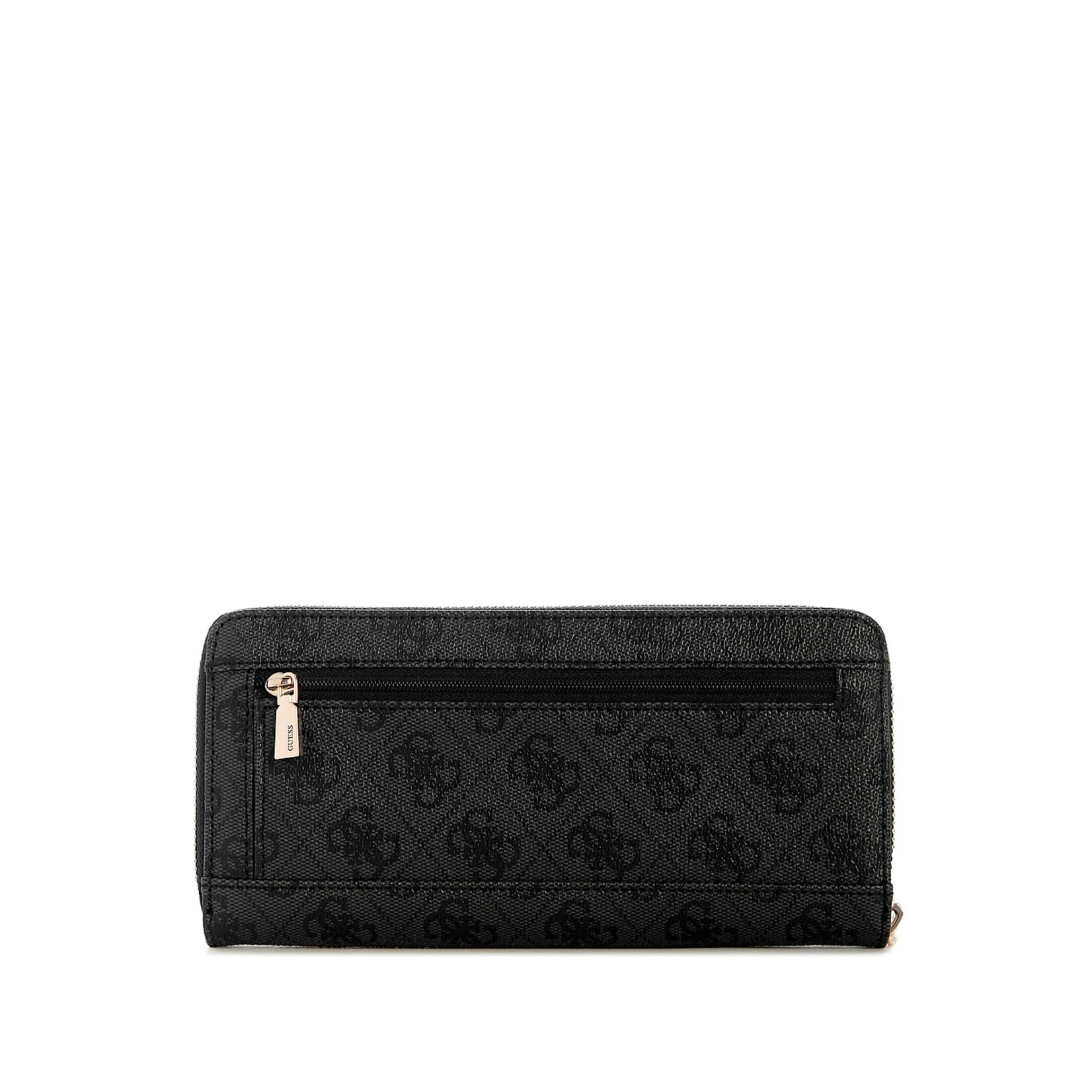 Guess Laurel II Large Zip-Around Wallet – Black