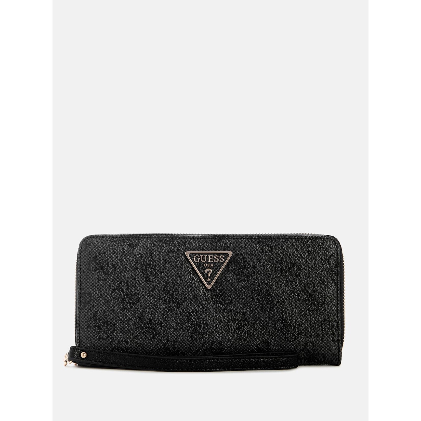 Guess Laurel II Large Zip-Around Wallet – Black