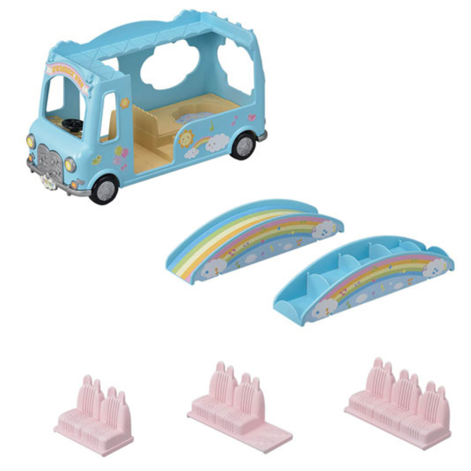 Calico Critters Sunshine Nursery Bus