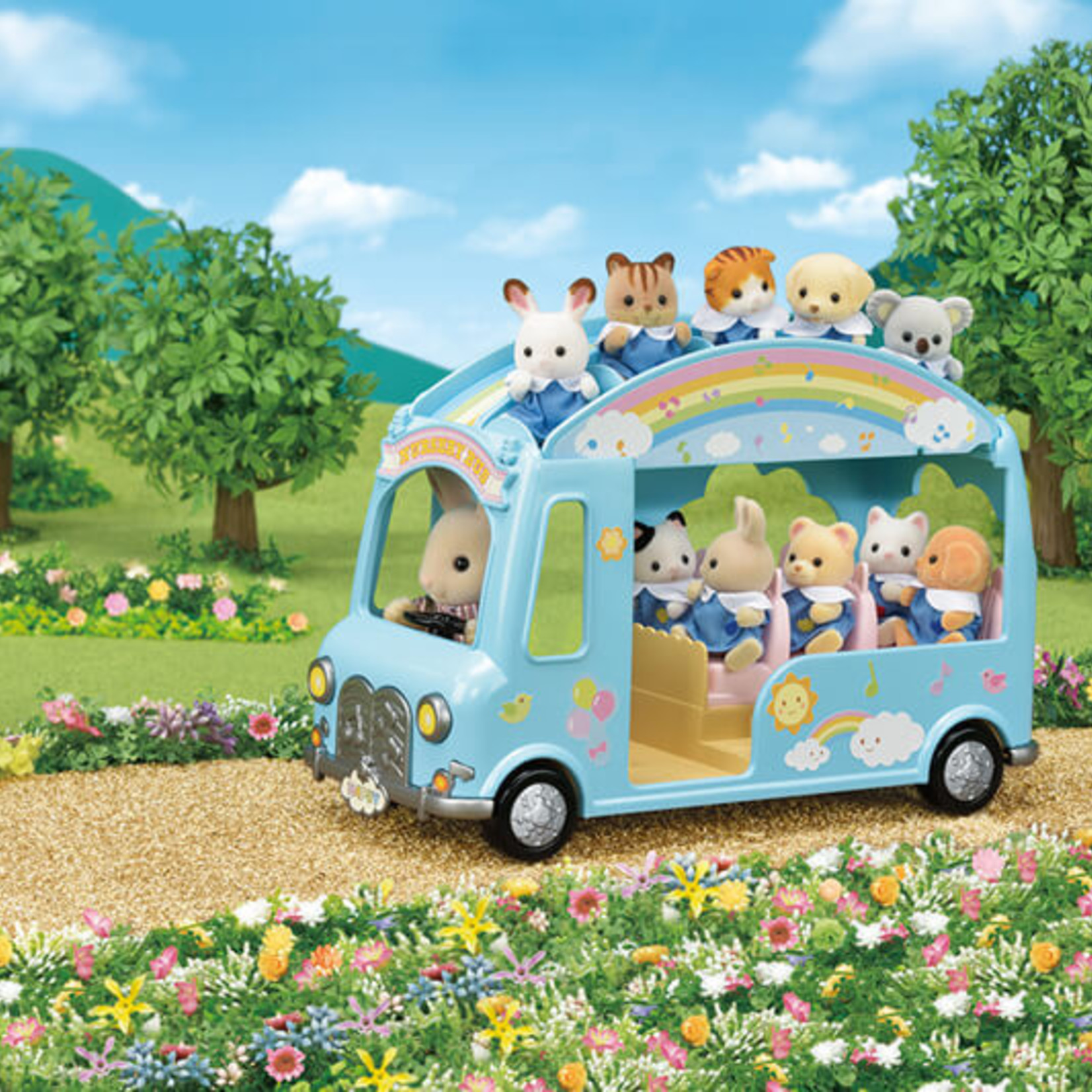 Calico Critters Sunshine Nursery Bus