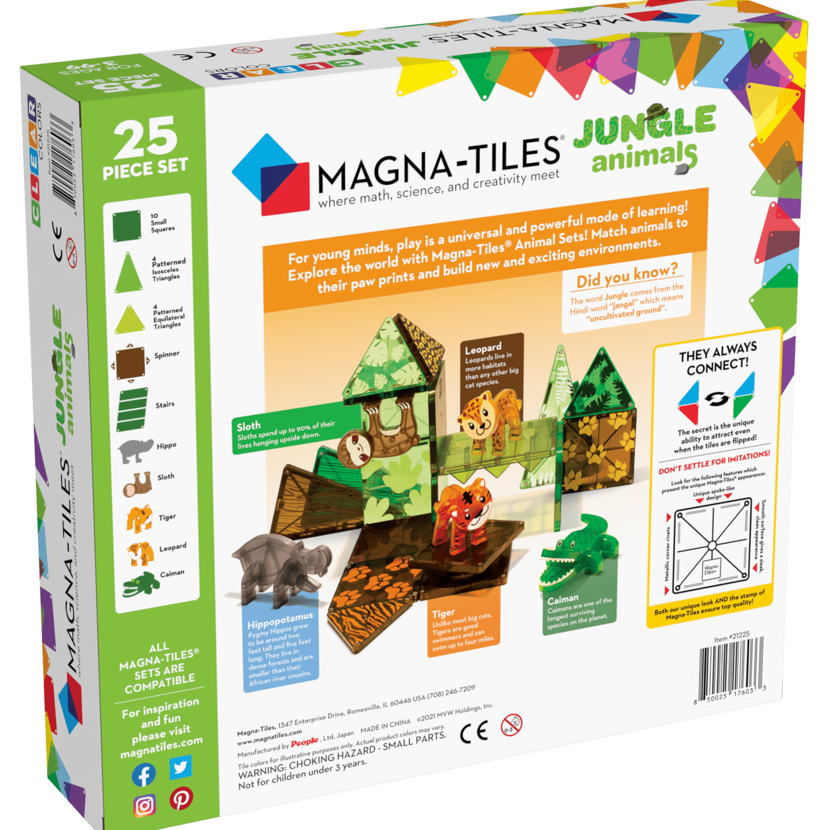 Magna-Tiles Jungle Animals