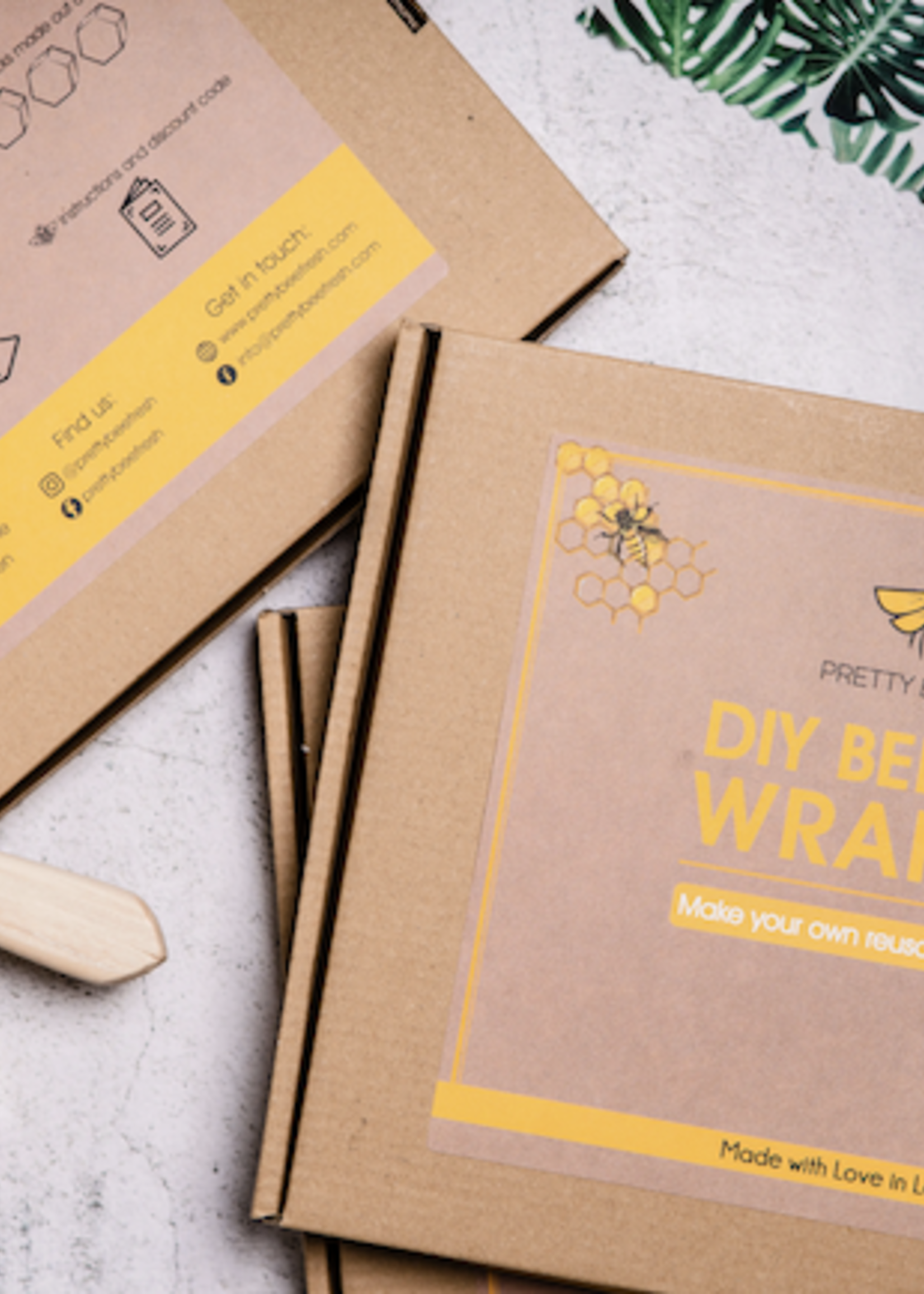 Pretty Bee Fresh DIY Bees Wax Wrap Kit