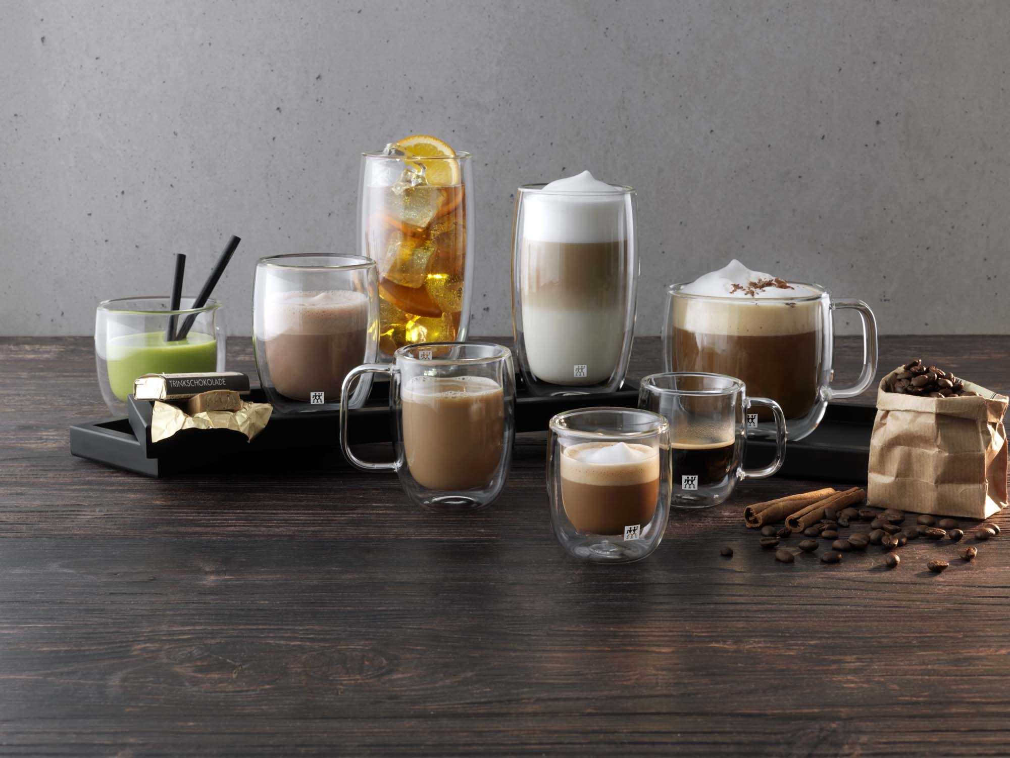 Zwilling ZWILLING Sorrento 2-pc Double-wall Glass Latte Cup Set