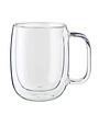 Zwilling ZWILLING Sorrento Plus 2-pc Double-Wall Glass Coffee Mug Set, Clear