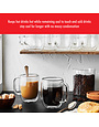 Zwilling ZWILLING Sorrento Plus 2-pc Double-Wall Glass Coffee Mug Set, Clear