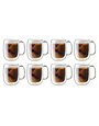 Zwilling ZWILLING Sorrento Plus 8-pc Double-Wall Glass Coffee Mug Set