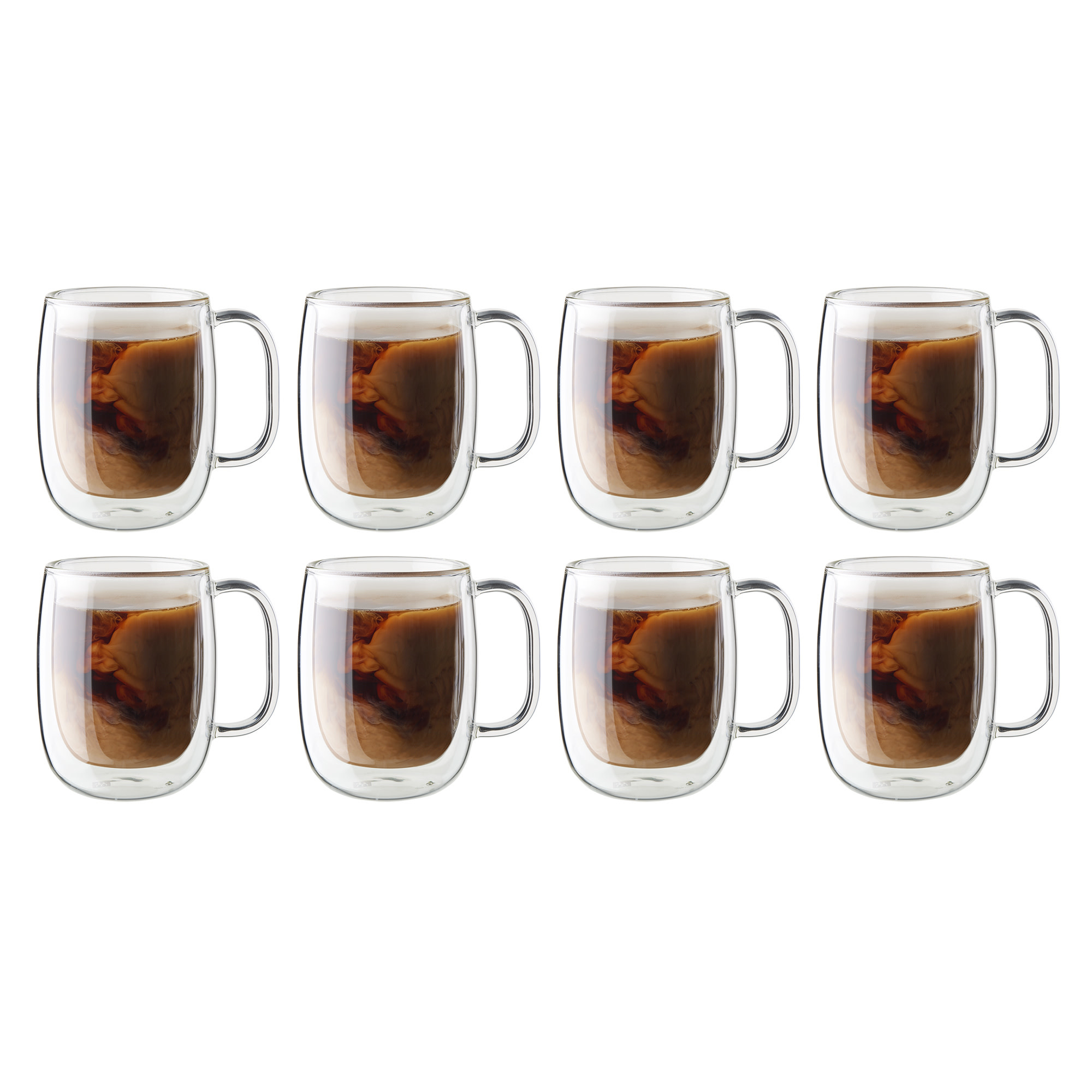 Zwilling ZWILLING Sorrento Plus 8-pc Double-Wall Glass Coffee Mug Set