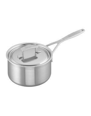 Demeyere Sauce Pan 2.25qt w/Lid SS Industry