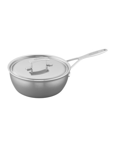 Demeyere Saucier 3.5qt w/Lid SS Industry