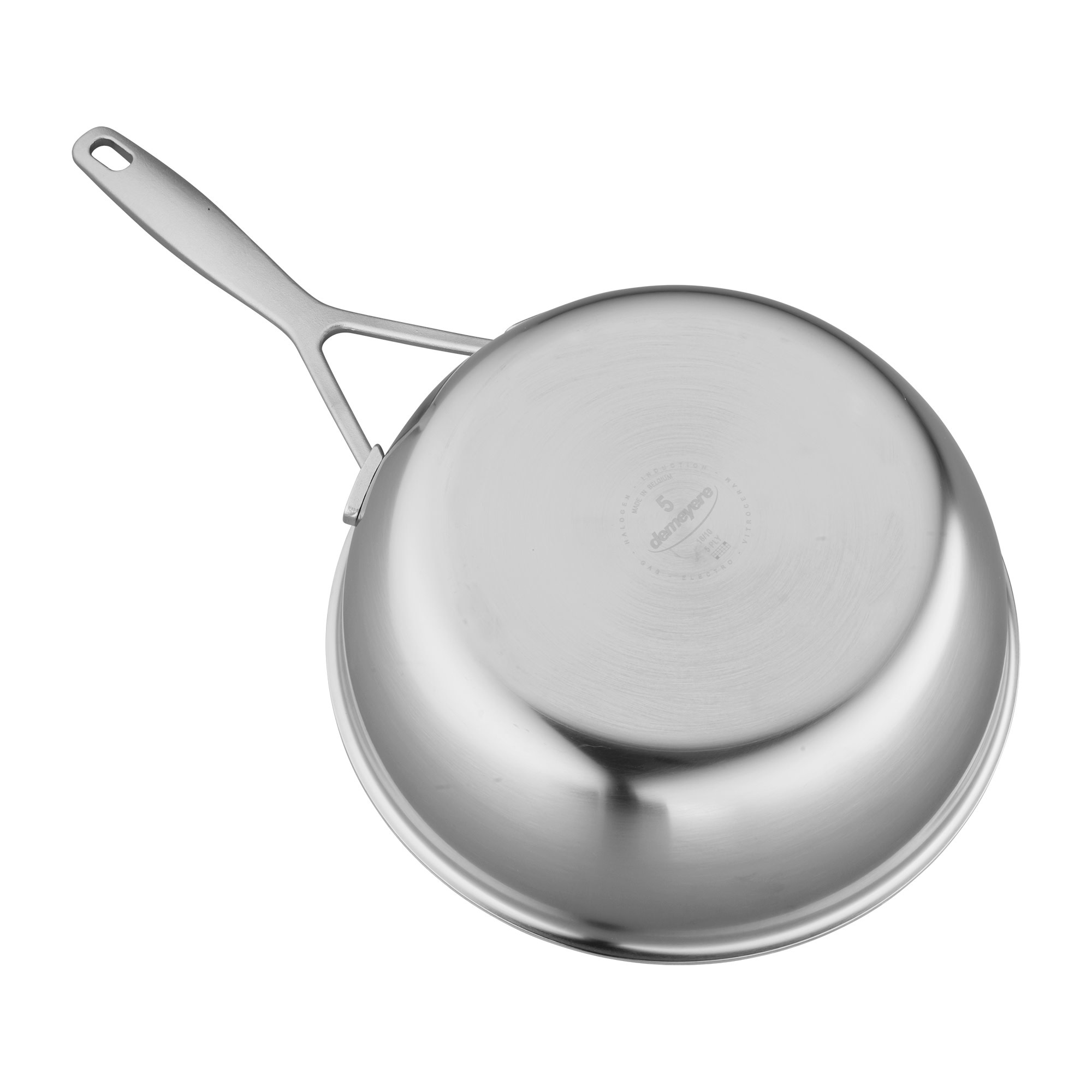 Demeyere Saucier 3.5qt w/Lid SS Industry