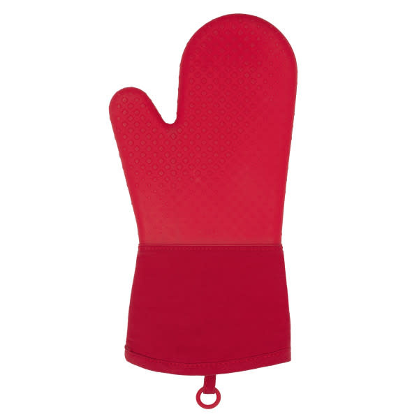 OXO Oven Mitt Cotton/Silicone Red