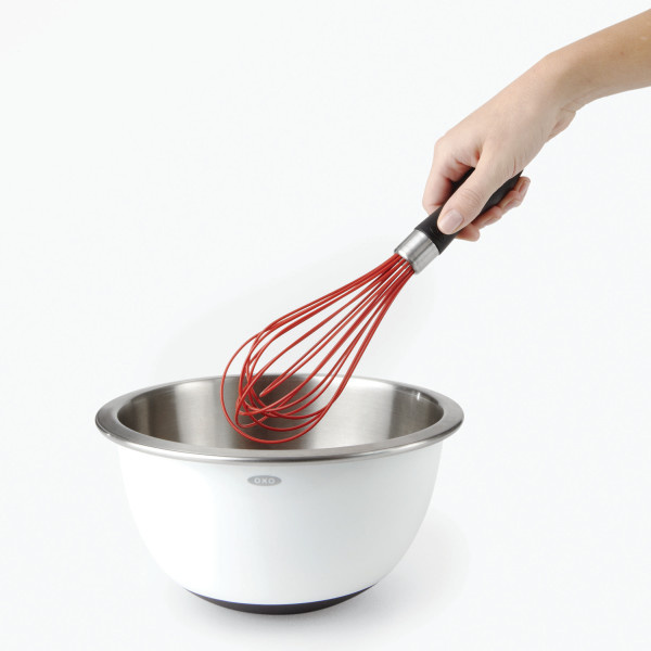 OXO Whisk 11" Balloon Silicone Red