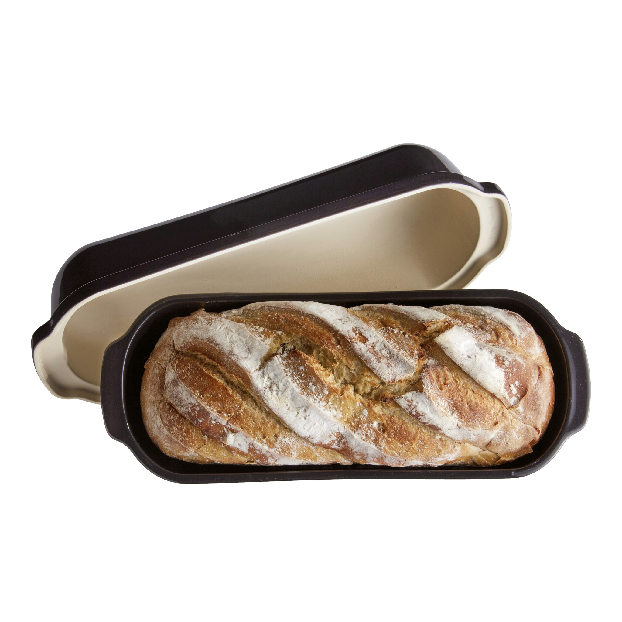 Emile Henry Bread Baker Italian Charcoal