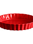 Emile Henry Flan Dish Deep Burgundy