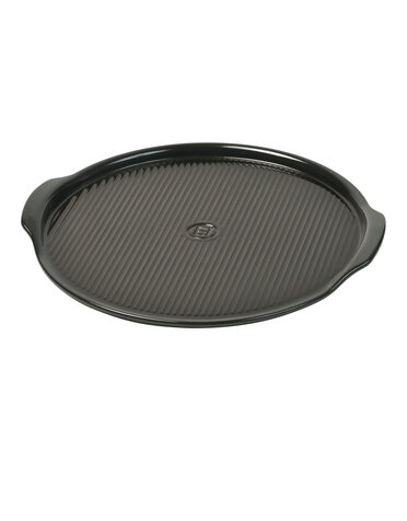 Emile Henry Pizza Stone 14" Ridged Black